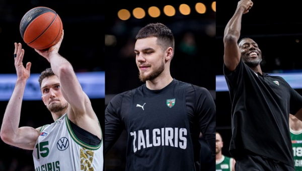 Paaiškėjo trys „Žalgirio“ krepšininkai, kurie gali palikti komandą